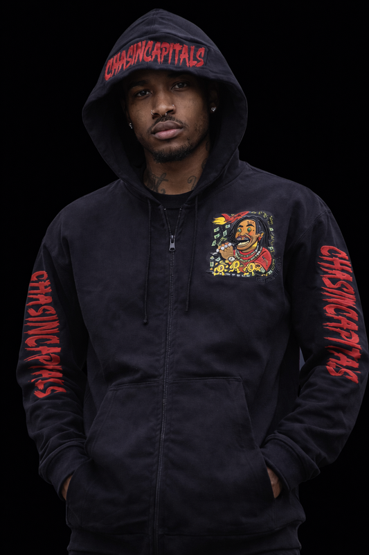 Denim Hoodie [black]
