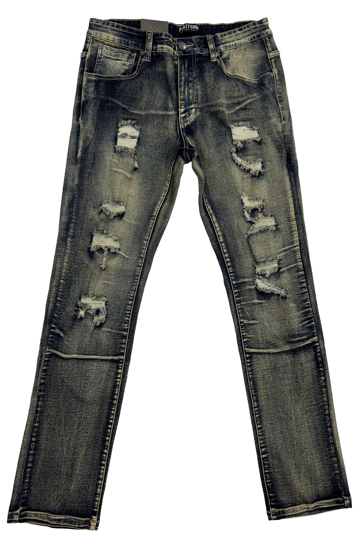 Rip-Off Washed Jeans [vintage]