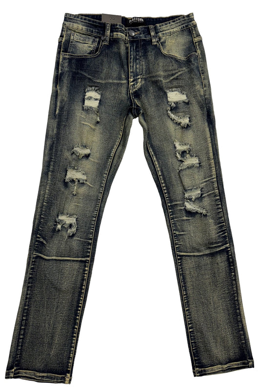 Rip-Off Washed Jeans [vintage]