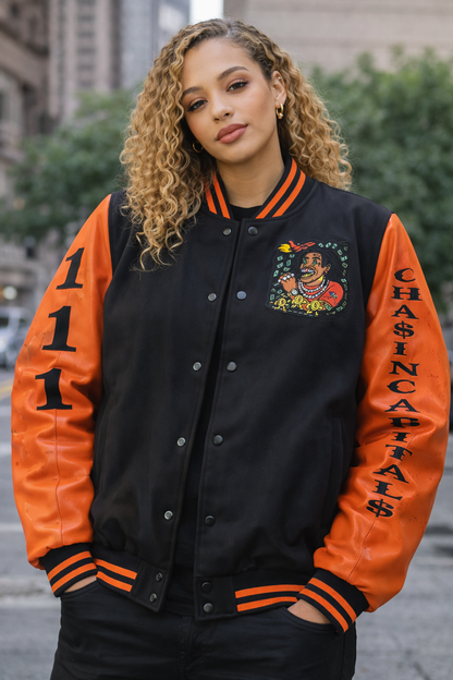 Da Varsity Jacket [black/orange]