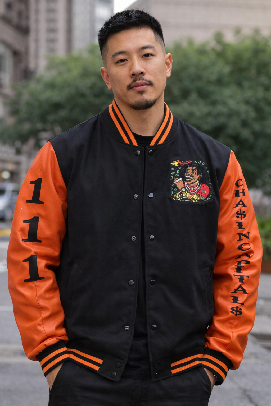 Da Varsity Jacket [black/orange]