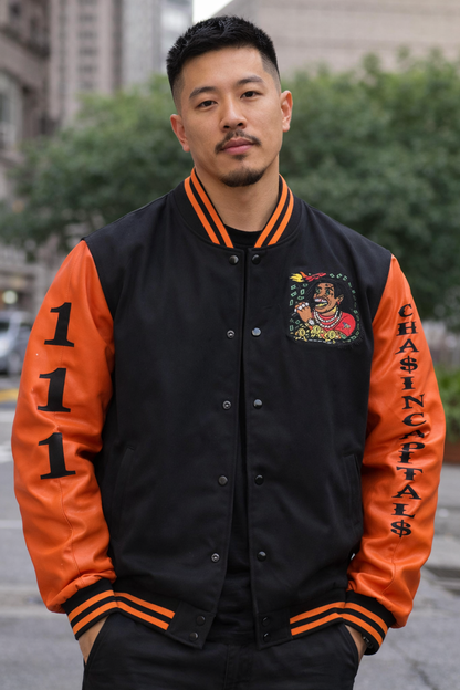 Da Varsity Jacket [black/orange]