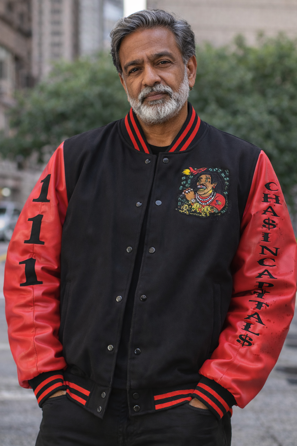 Da Varsity Jacket [black/red]