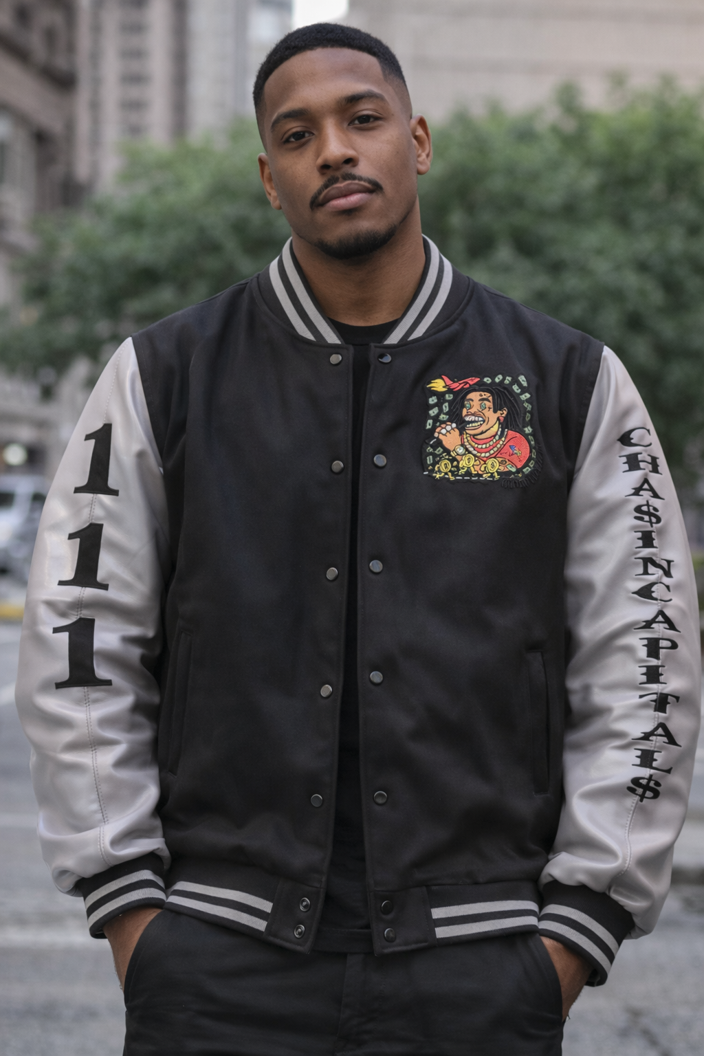 Da Varsity Jacket [black/gray]